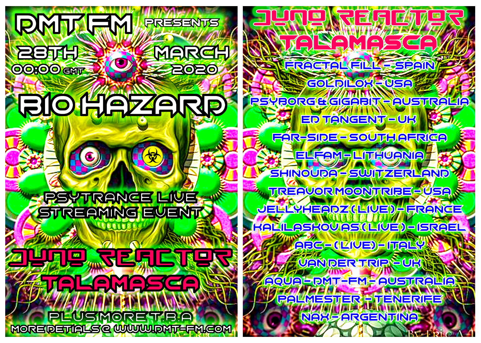 Bio Hazard Live DMT-FM
